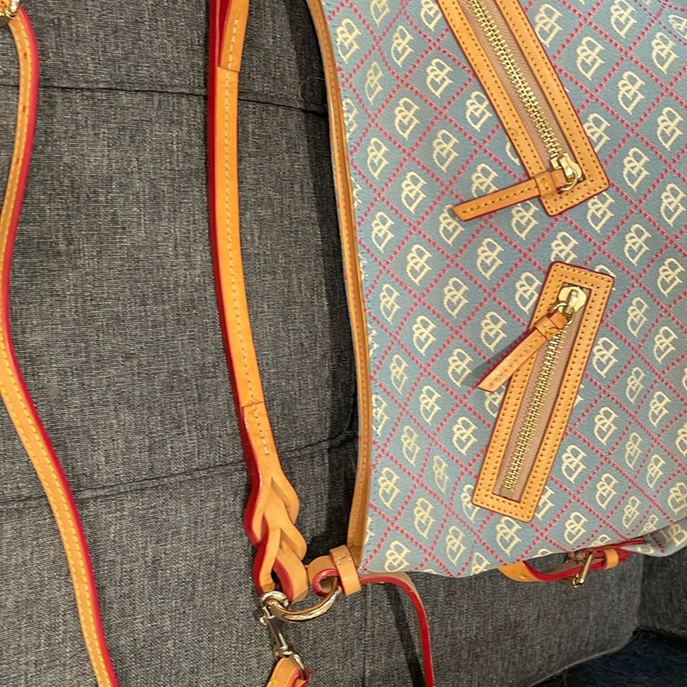 Dooney & Bourke Monogram Brenna Satchel - Picture 5 of 16
